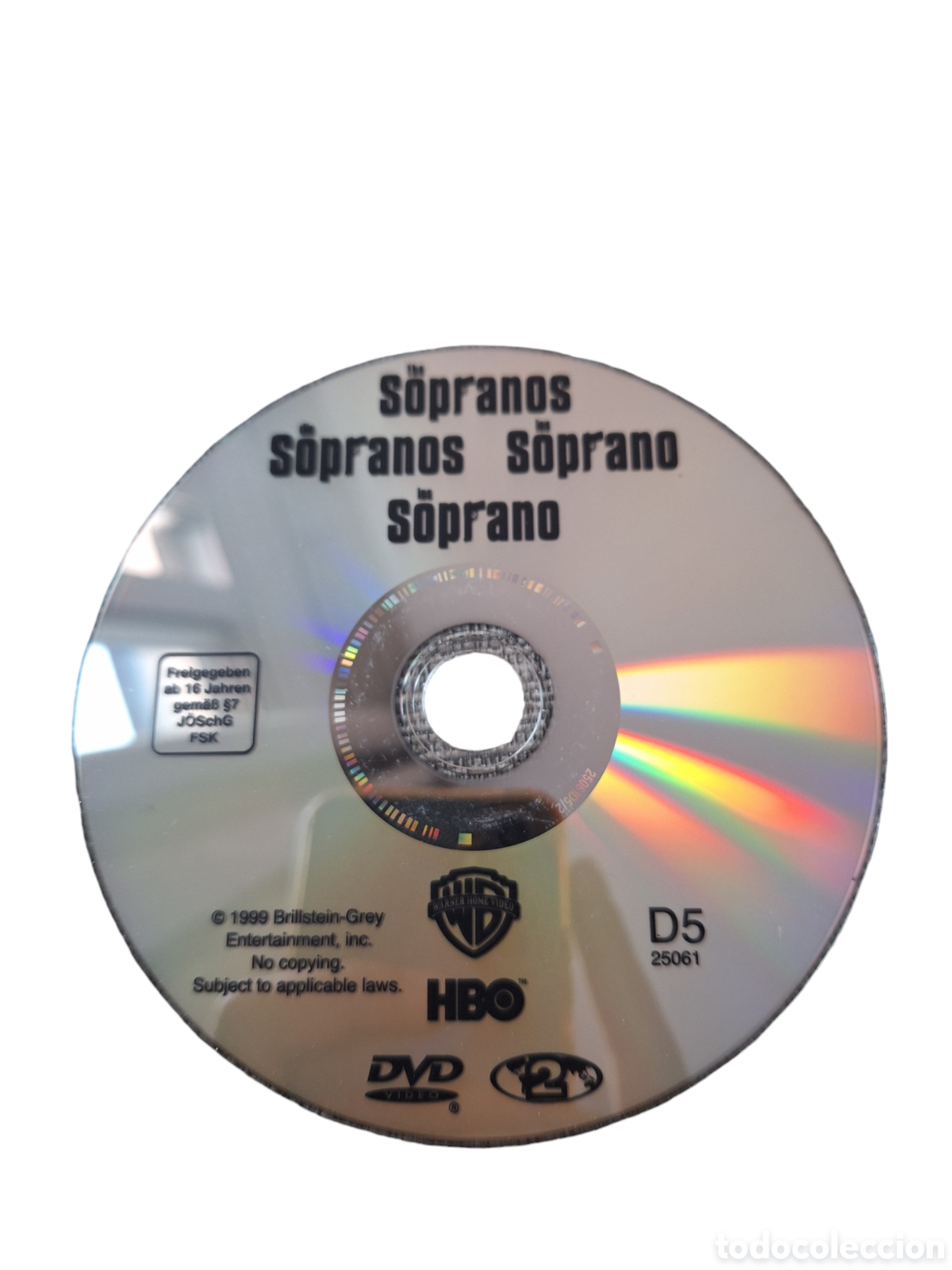 Cinema: SD1234 los soprano SOLO DISCO DVD
