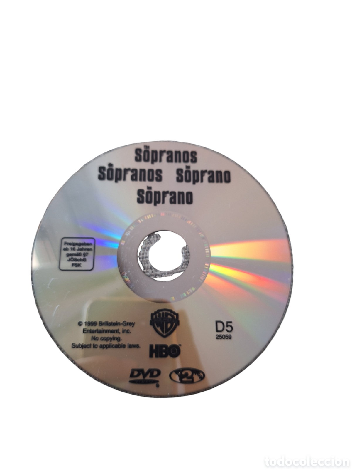 Cin&eacute;ma: SD1282 los soprano SOLO DISCO DVD