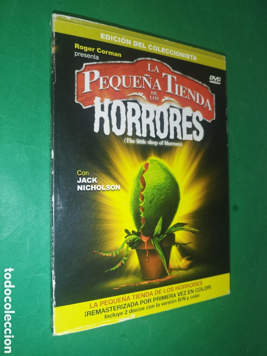 Cine: DVD: LA PEQUE&Ntilde;A TIENDA DE LOS HORRORES (1960).JACK NICHOLSON. ED. COLECCIONISTA (2 DVD)2006 72 MIN
