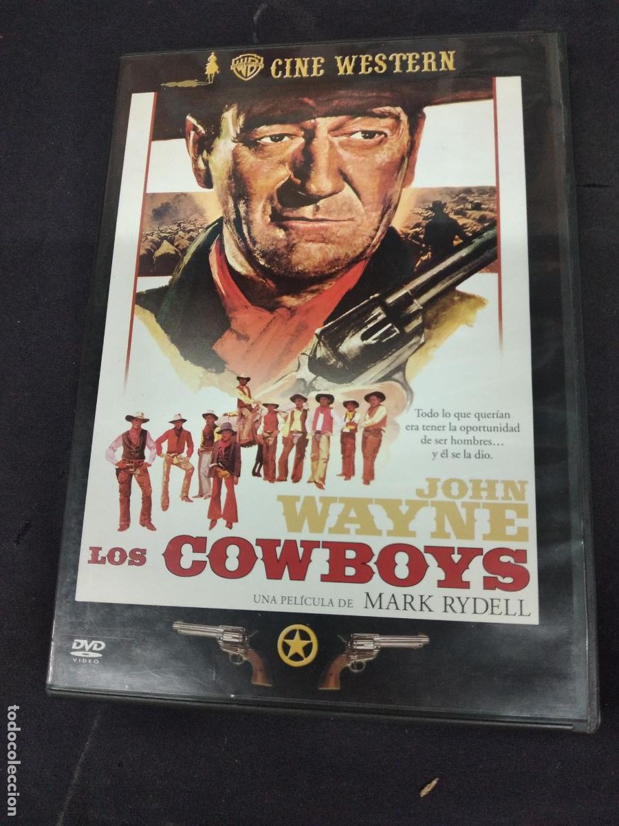 Cine: DVD - LOS COWBOYS - JOHN WAYNE.- CARACTERISTICAS ESPECIALES FOTOS DETRAS DEL RODAJE.....