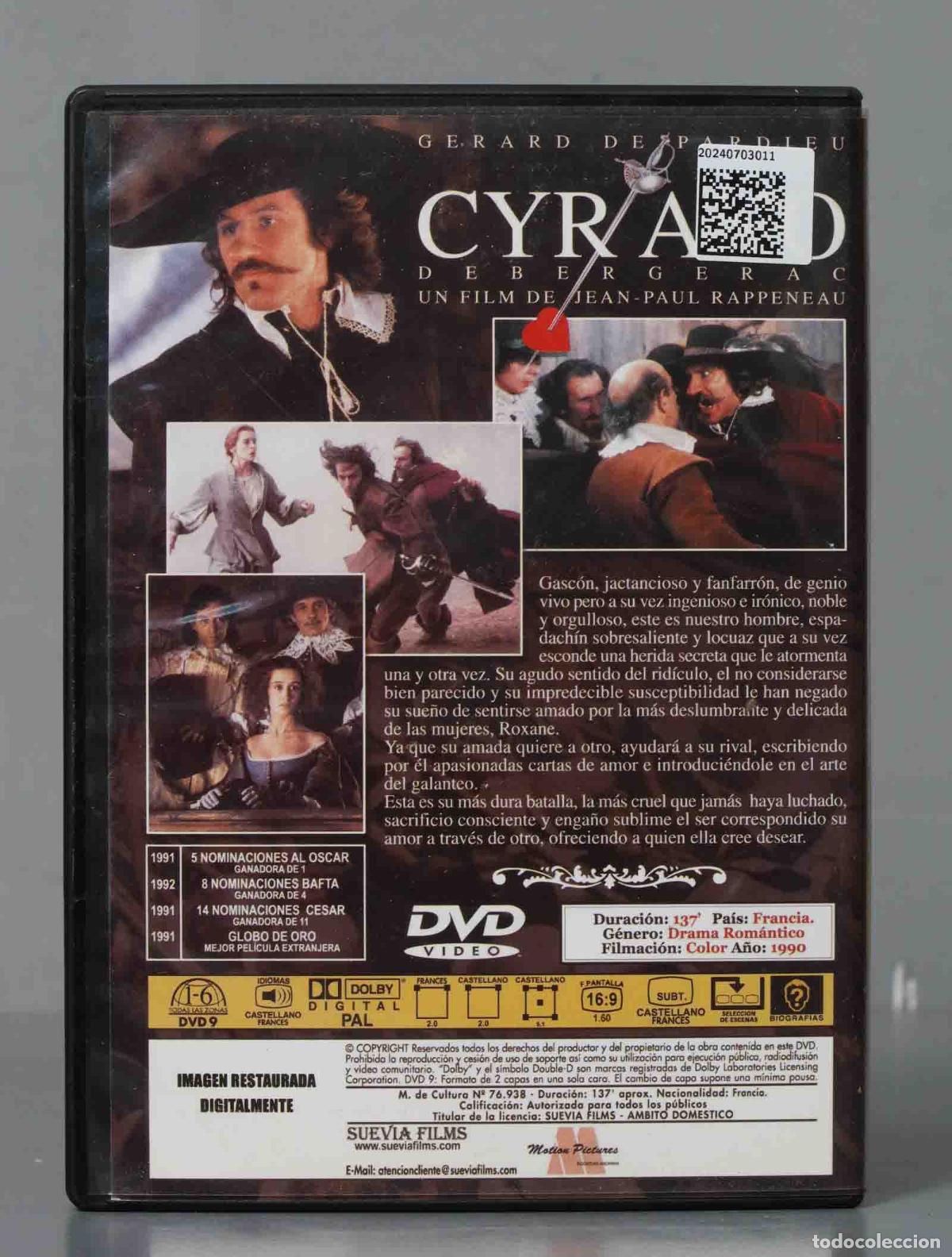 Cine: DVD. CYRANO DE BERGERAC - Foto 2