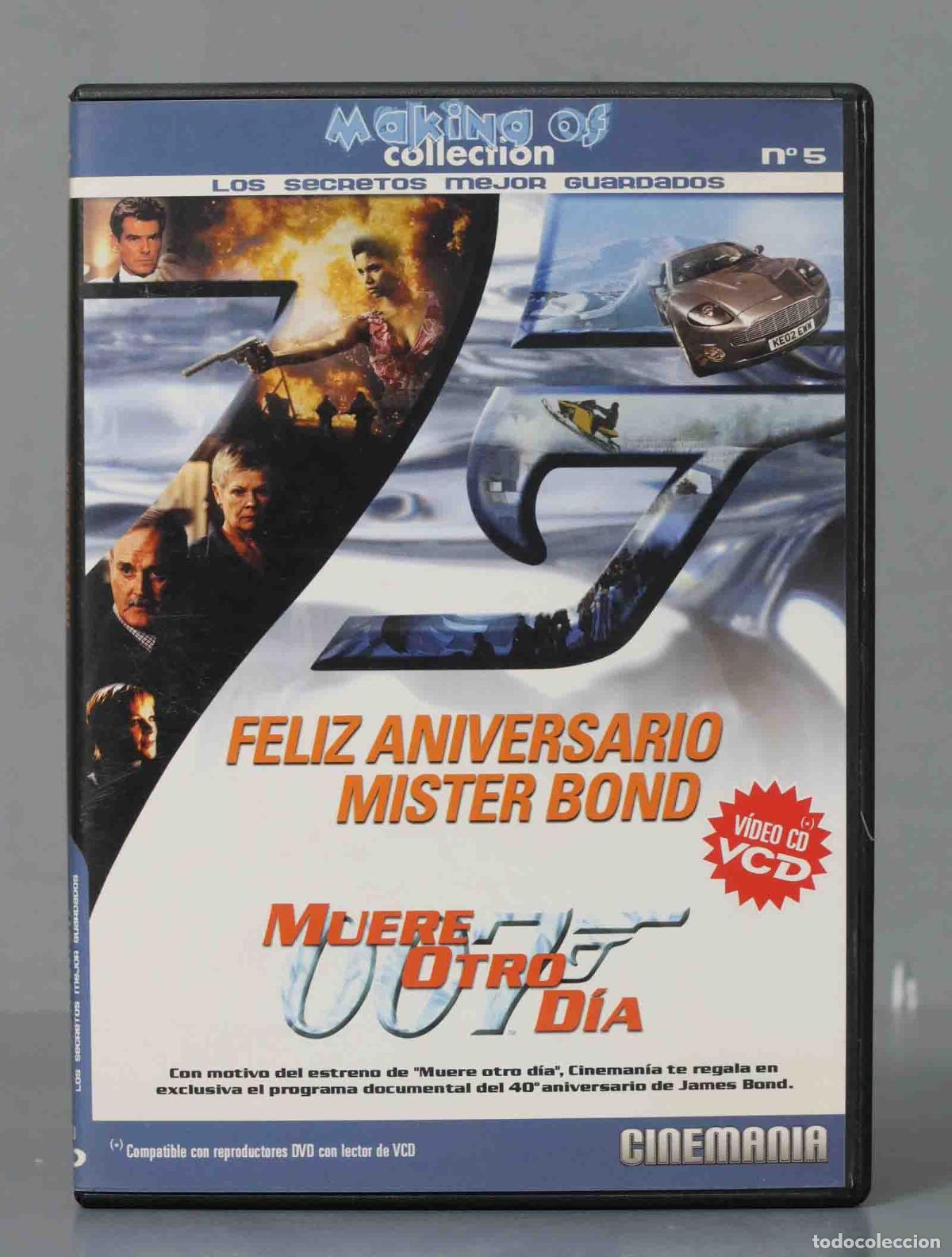 Kino: DVD. FELIZ ANIVERSARIO SE&Ntilde;OR BOND. MUERE OTRO D&Iacute;A