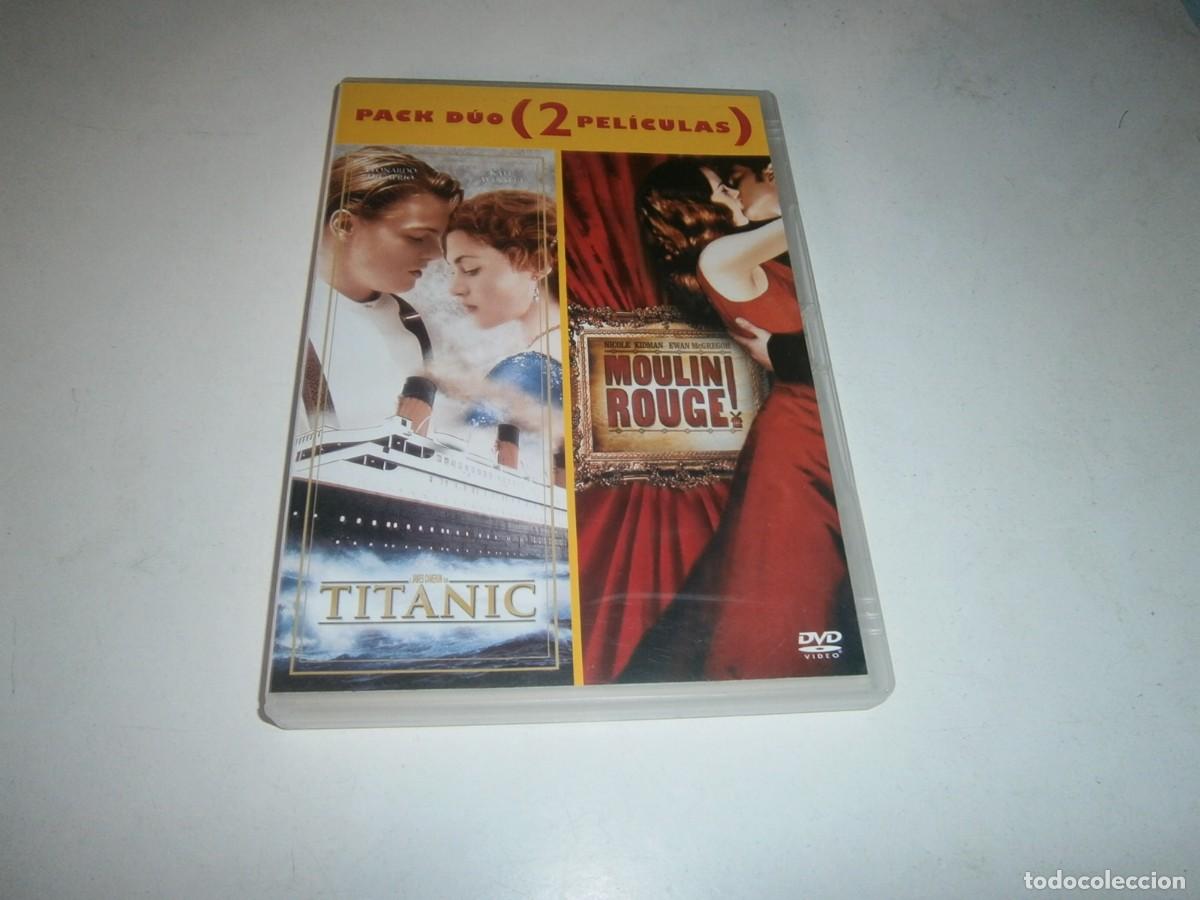 Kino: 2 PELICULAS EN DVD: TITANIC / MOULIN ROUGE