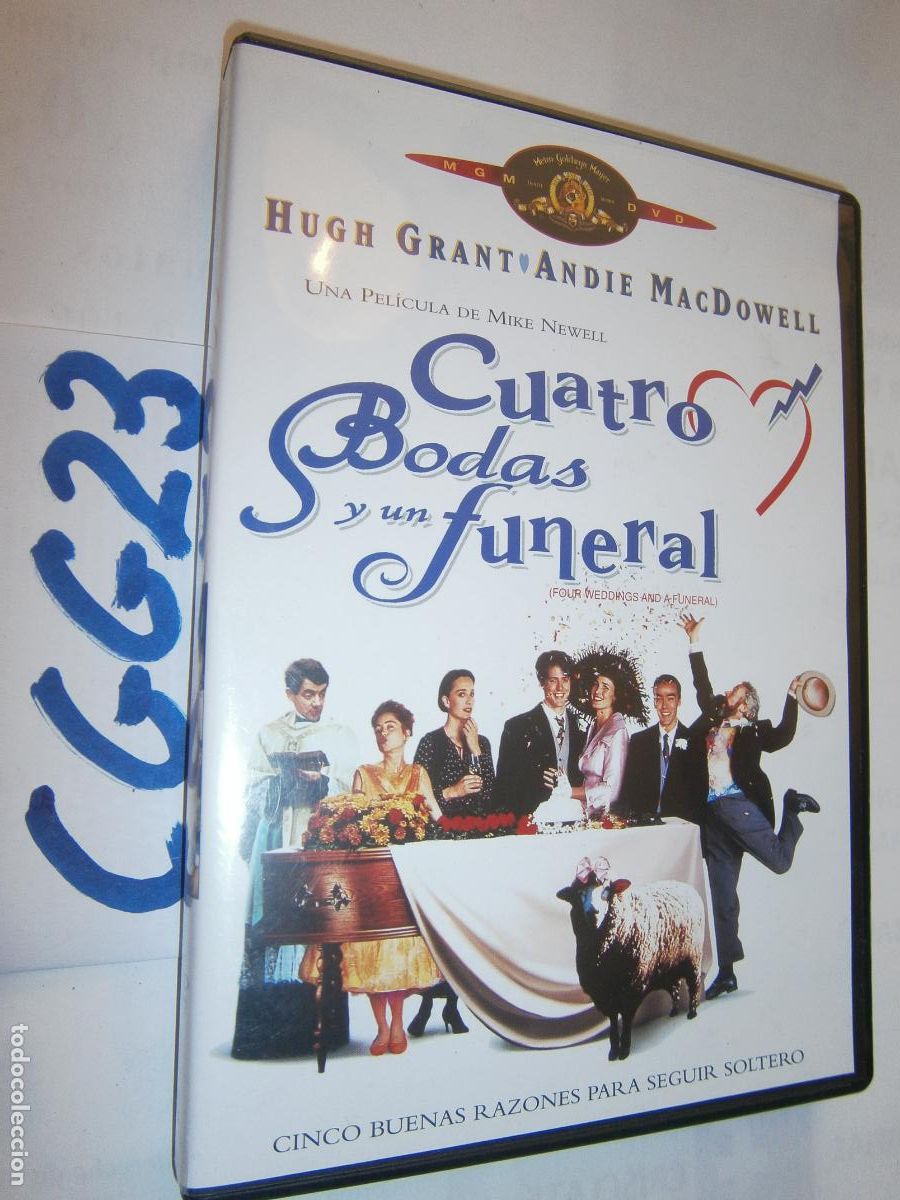 Cine: PELICULA DVD - CUATRO BODAS Y UN FUNERAL - ENVIO GRATIS A ESPA&Ntilde;A