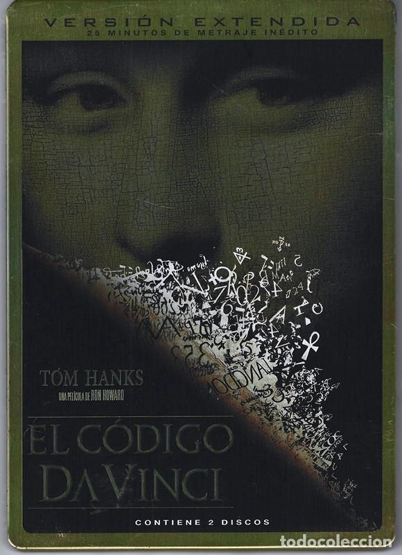 Cine: EL C&Oacute;DIGO DA VINCI TOM HANKS (ESTUCHE MET&Aacute;LICO)