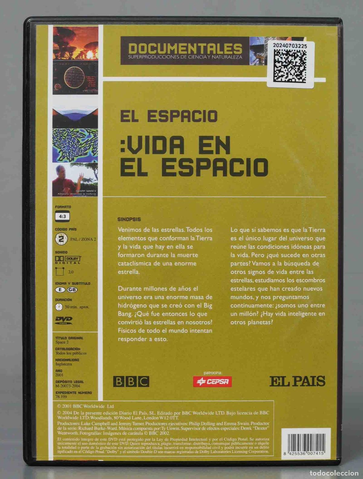 Cine: DVD. EL ESPACIO :VIDA EN EL ESPACIO - Foto 2