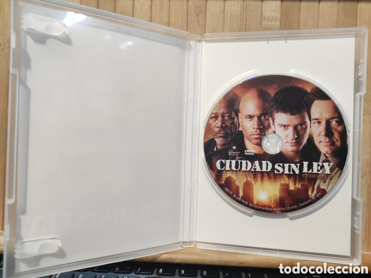 Cine: CIUDAD SIN LEY - DVD SEMINUEVO - Foto 3