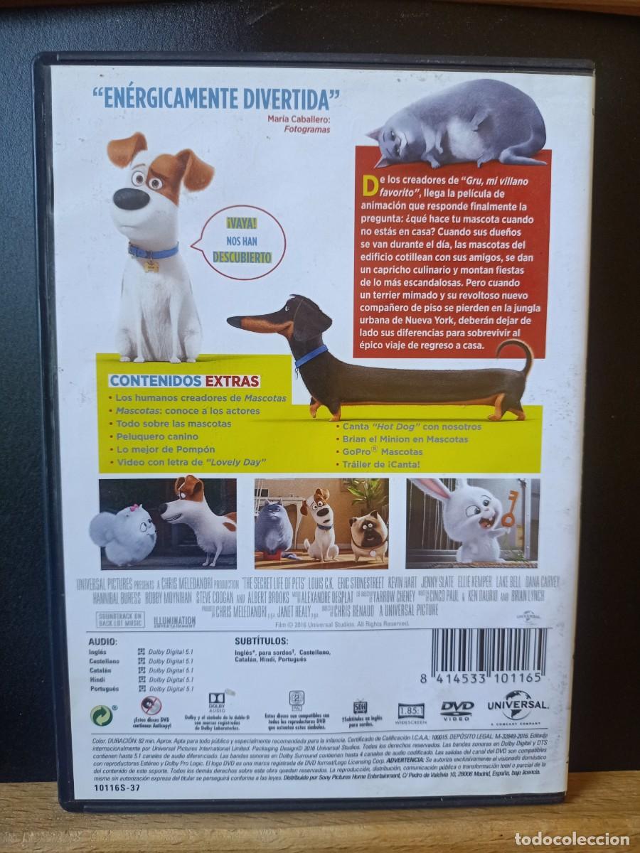 Cine: MASCOTAS. DVD. UNIVERSAL. 2016. - Foto 3