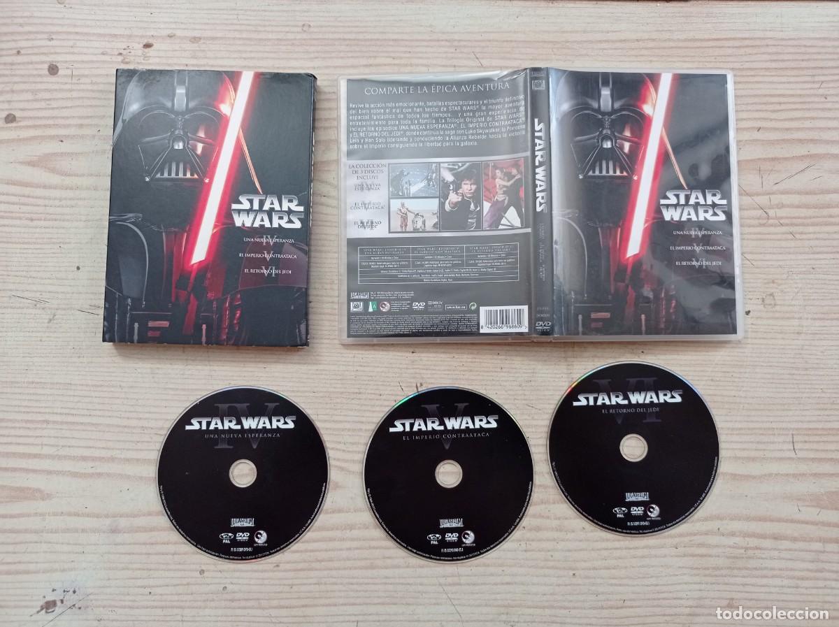 Cine: Star Wars Trilogia - Una Nueva Esperanza + El Imperio Contraataca + El Retorno Del Jedi - 3 DVD