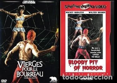 Cinema: 2 DVD VIERGES POR LE BOURREAU (IL BOIA SCARLATTO/BLOODY PIT OF HORROR Terror italiano culto G&oacute;tico