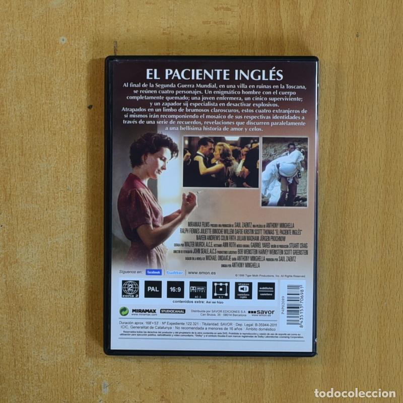 Cine: EL PACIENTE INGLES - DVD - Foto 2