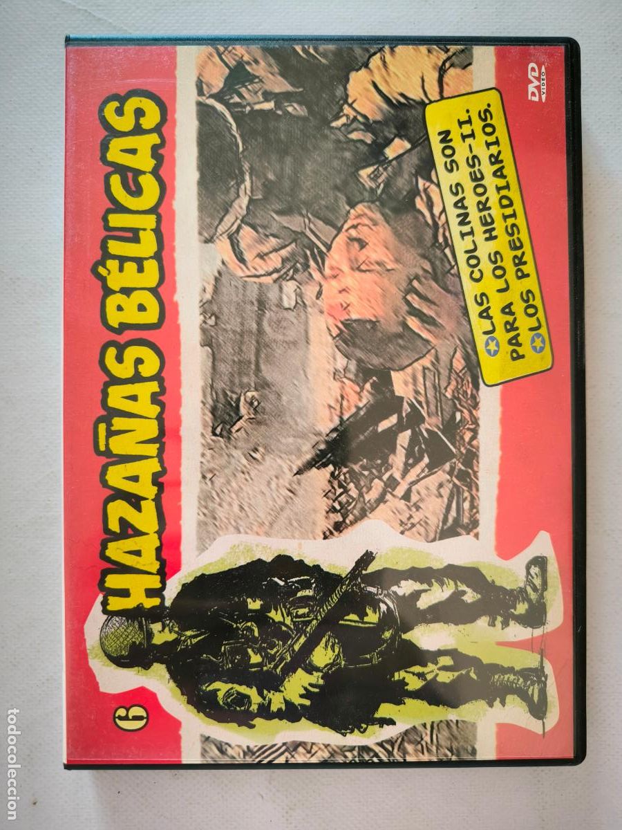 Cine: DVD HAZA&Ntilde;AS BELICAS VOL. 6 - LOS PRESIDIARIOS / LAS COLINAS SON PARA LOS HEROES II (G4)