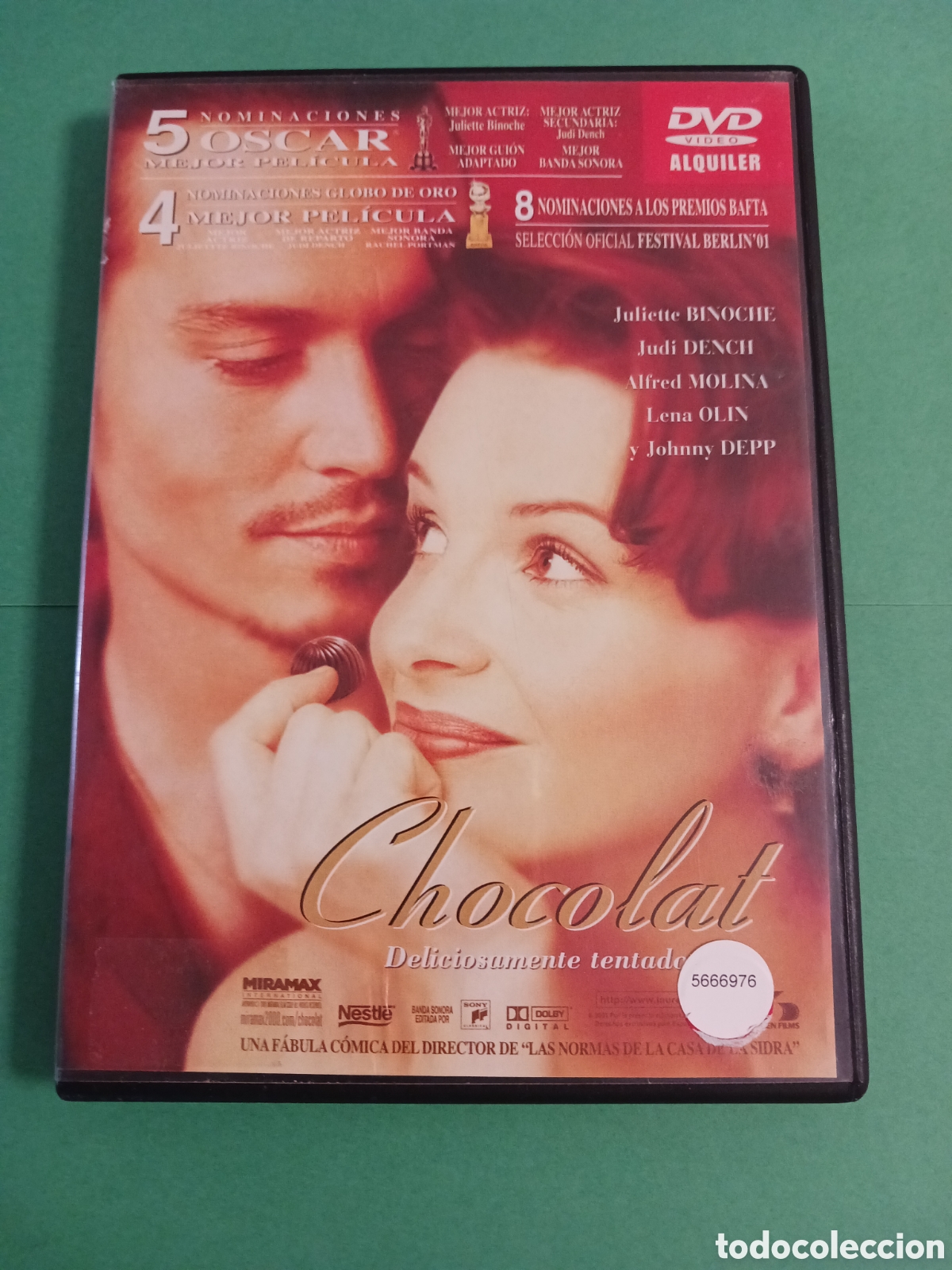 Cine: Pel&iacute;cula DVD. CHOCOLAT - Foto 1