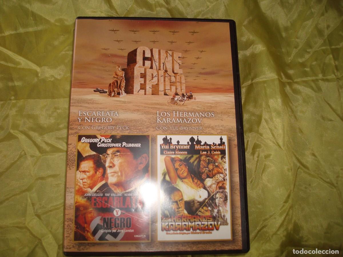 Kino: CINE EPICO : ESCARLATA Y NEGRO / LOS HERMANOS KARAMAZOV. DVD