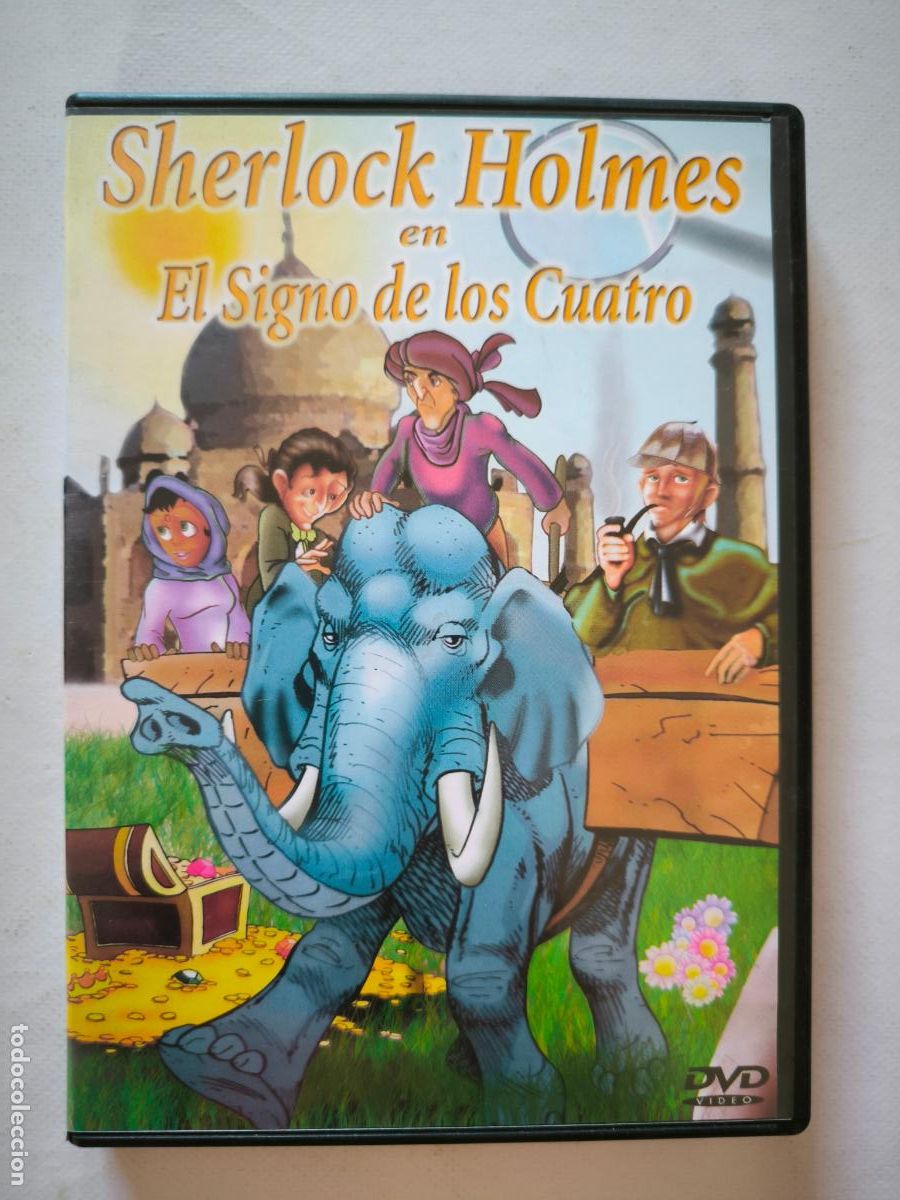 Kino: DVD SHERLOCK HOLMES EN EL SIGNO DE LOS CUATRO - ANIMACION INFANTIL (S4)
