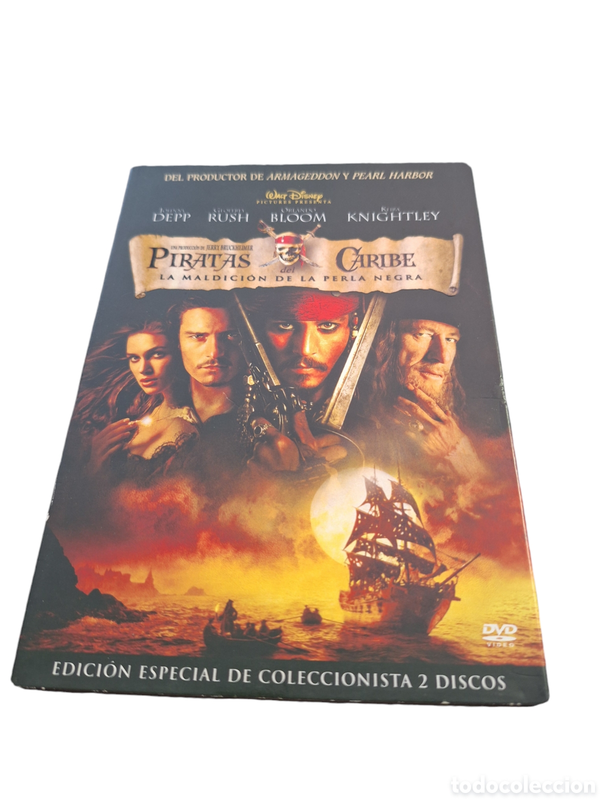 Cine: S362 piratas del caribe la maldicion de la perla negra DVD SEGUNDAMANO