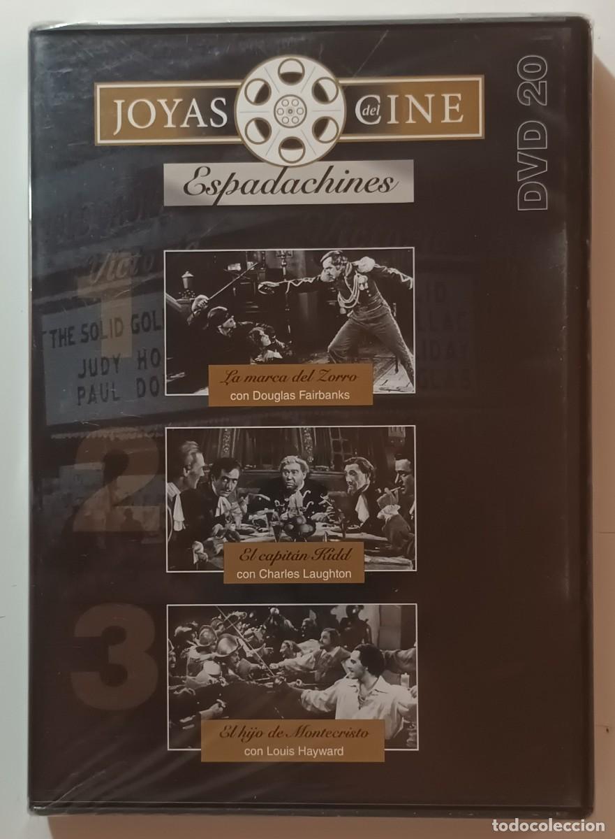 Cin&eacute;ma: DVD - JOYAS DEL CINE 20 - ESPADACHINES - LA MARCA DEL ZORRO / EL CAPITAN KIDD / EL HIJO DE MONTECRI