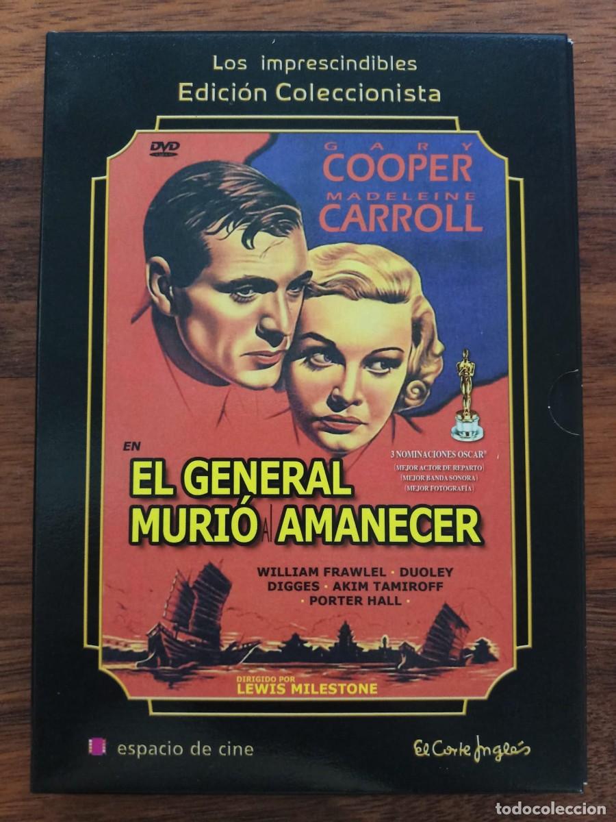 Cinema: DVD EL GENERAL MURIO AL AMANECER. EDICION COLECCIONISTA. LOS IMPRESCINDIBLES. COMO NUEVO