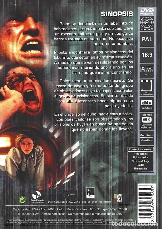 Cine: CUBE ZERO (DVD TERROR) - Foto 2