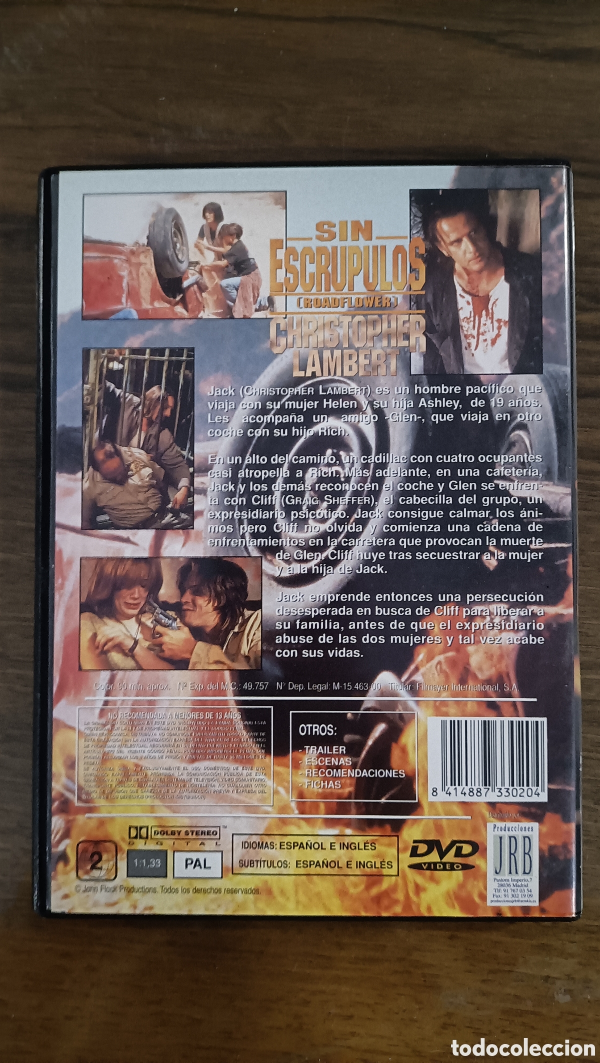 Cine: DVD --- SIN ESCR&Uacute;PULOS --- Con Christopher Lambert - Foto 2