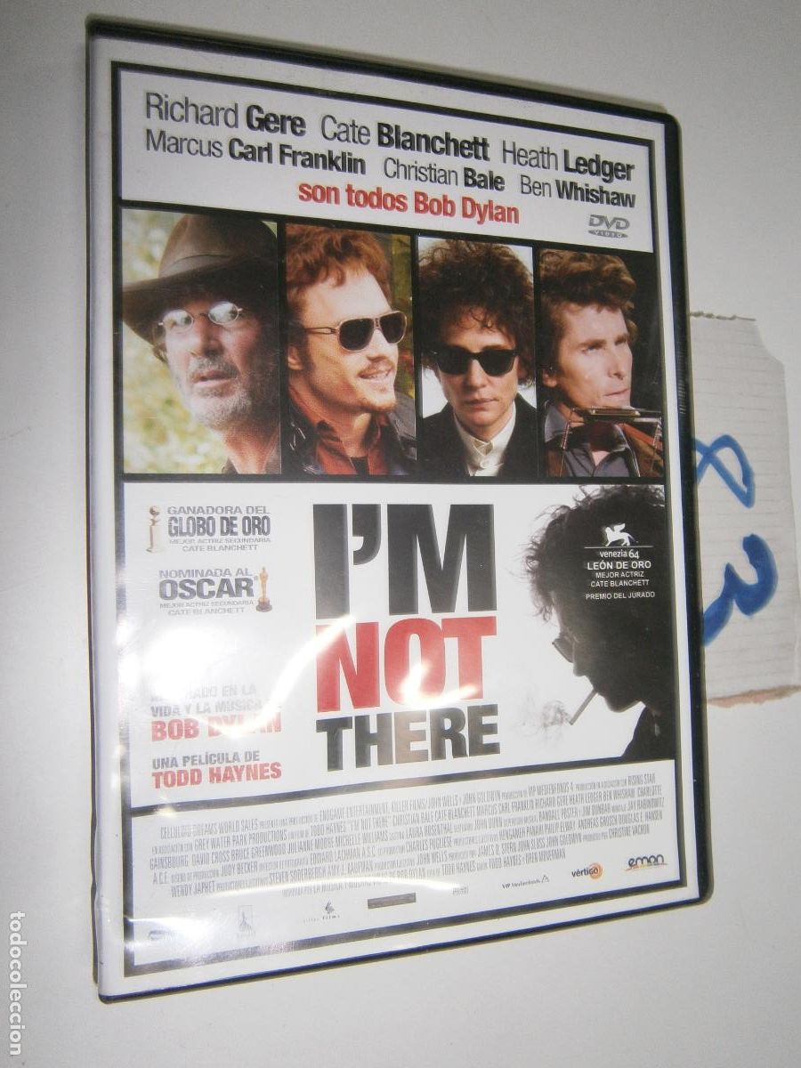 Cinema: PELICULA DVD - I&acute;M NOT THERE - ENVIO GRATIS A ESPA&Ntilde;A