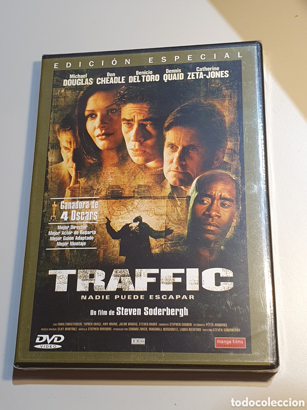 Cine: 4- Dvd, Traffic, Nuevo, Precintado Original, Sin Estrenar Ni Usar.