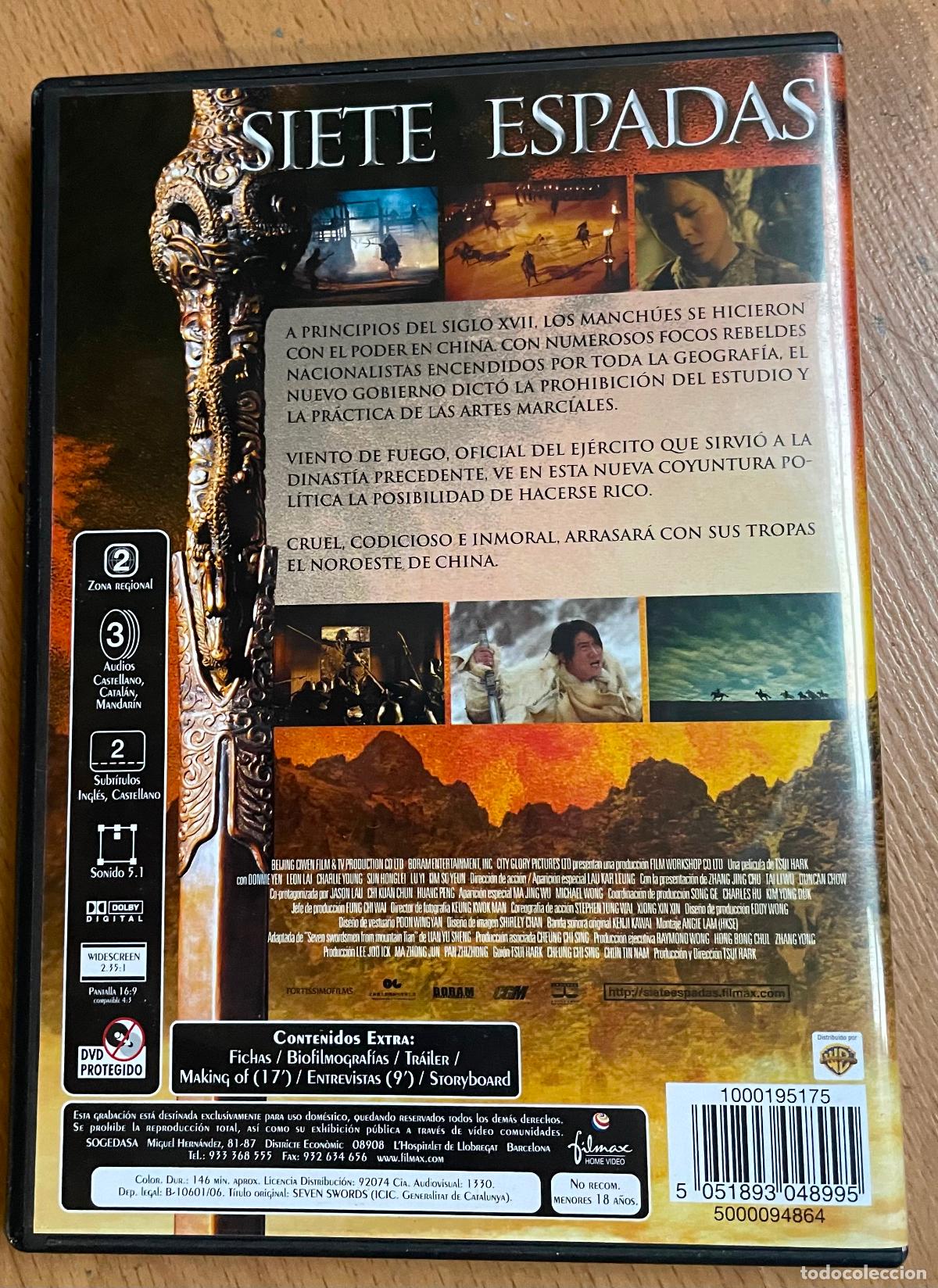 Cine: SIETE ESPADAS, DVD, FILMAX - Foto 2