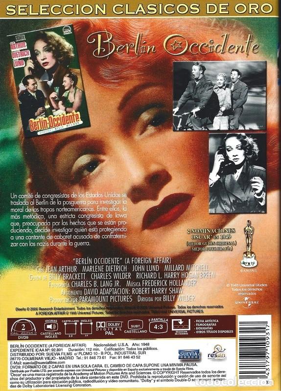 Cine: BERL&Iacute;N OCCIDENTE MARLENE DIETRICH - Foto 2