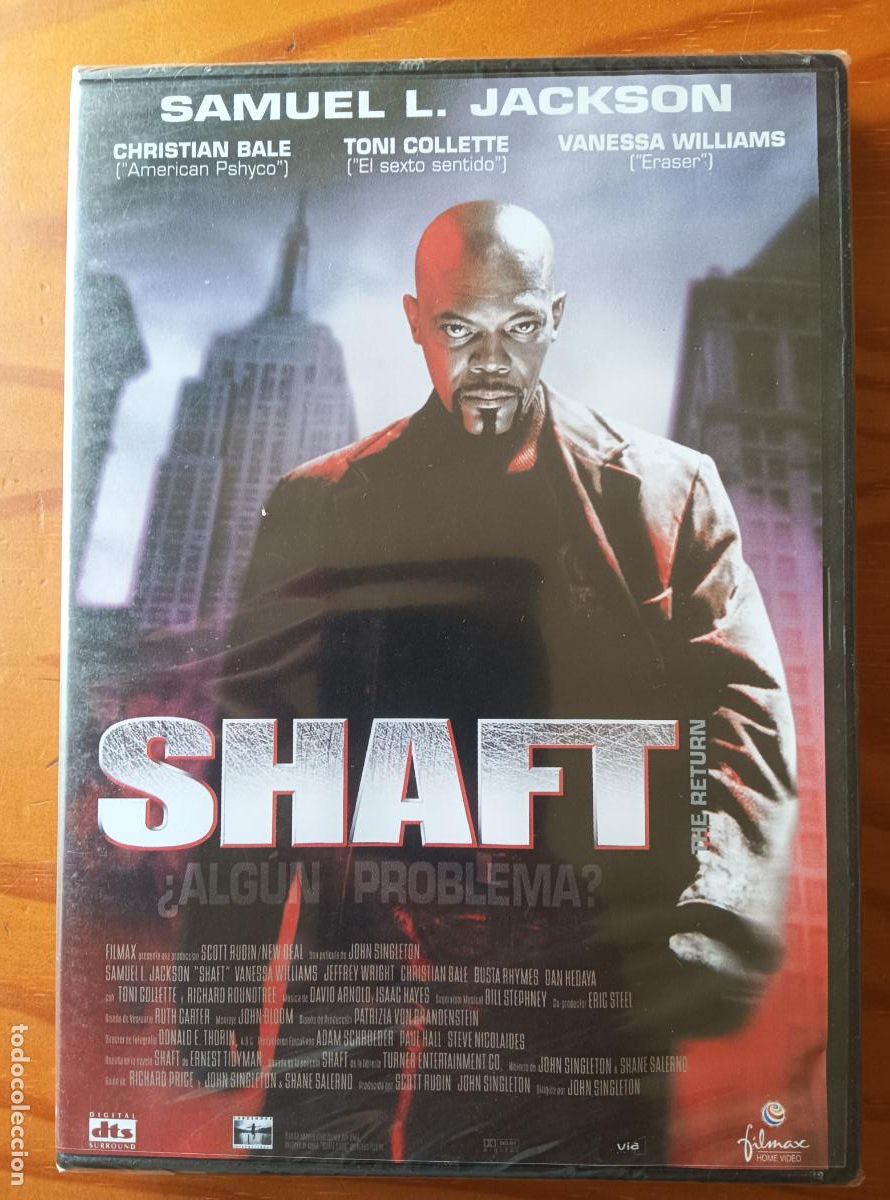 Cine: SHAFT - SAMUEL L JACKSON - DVD ACCI&Oacute;N. NUEVO SIN ABRIR