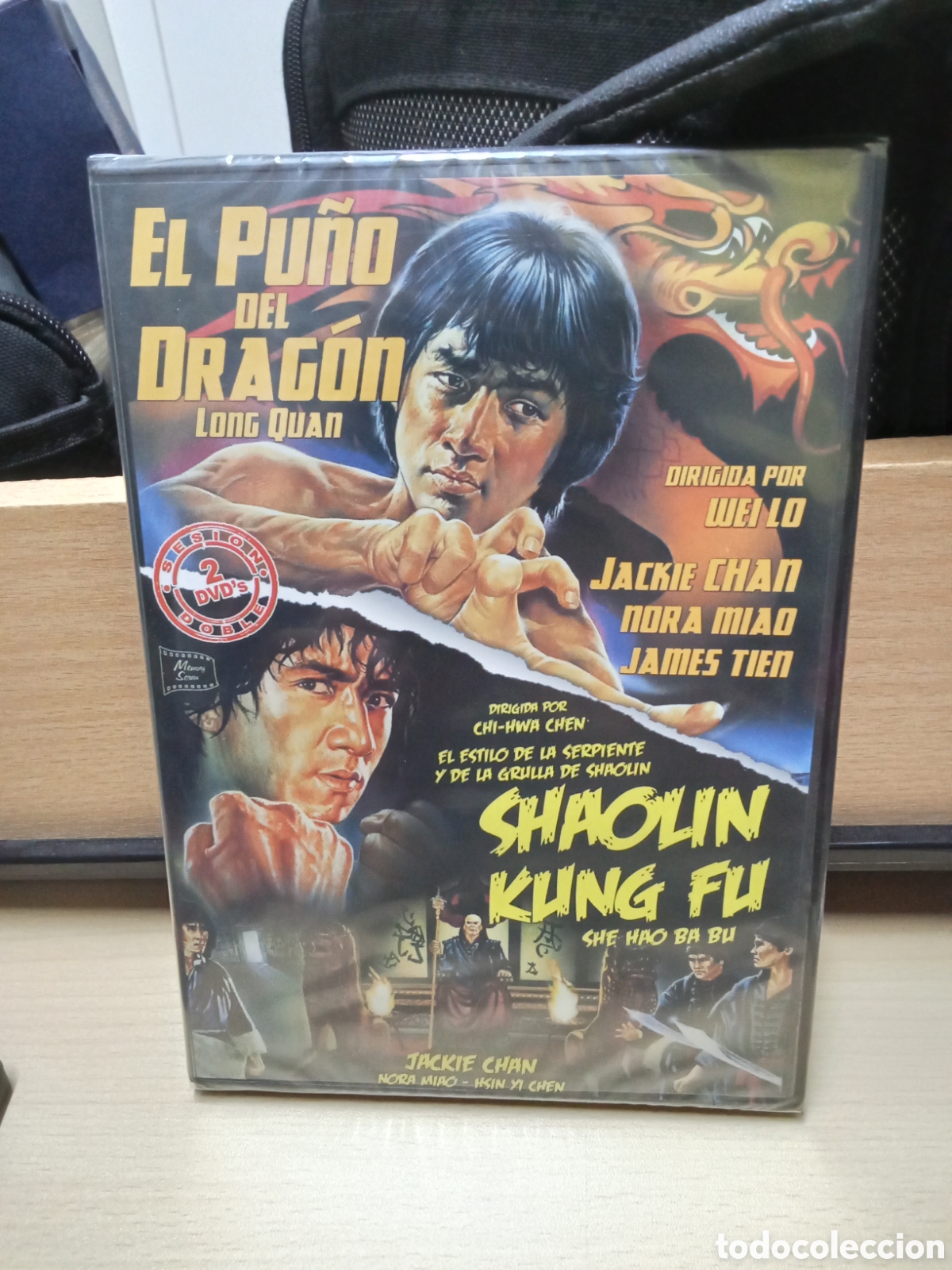 Cine: PACK DVD EL PU&Ntilde;O DEL DRAG&Oacute;N Y SHAOLIN KUNG FU