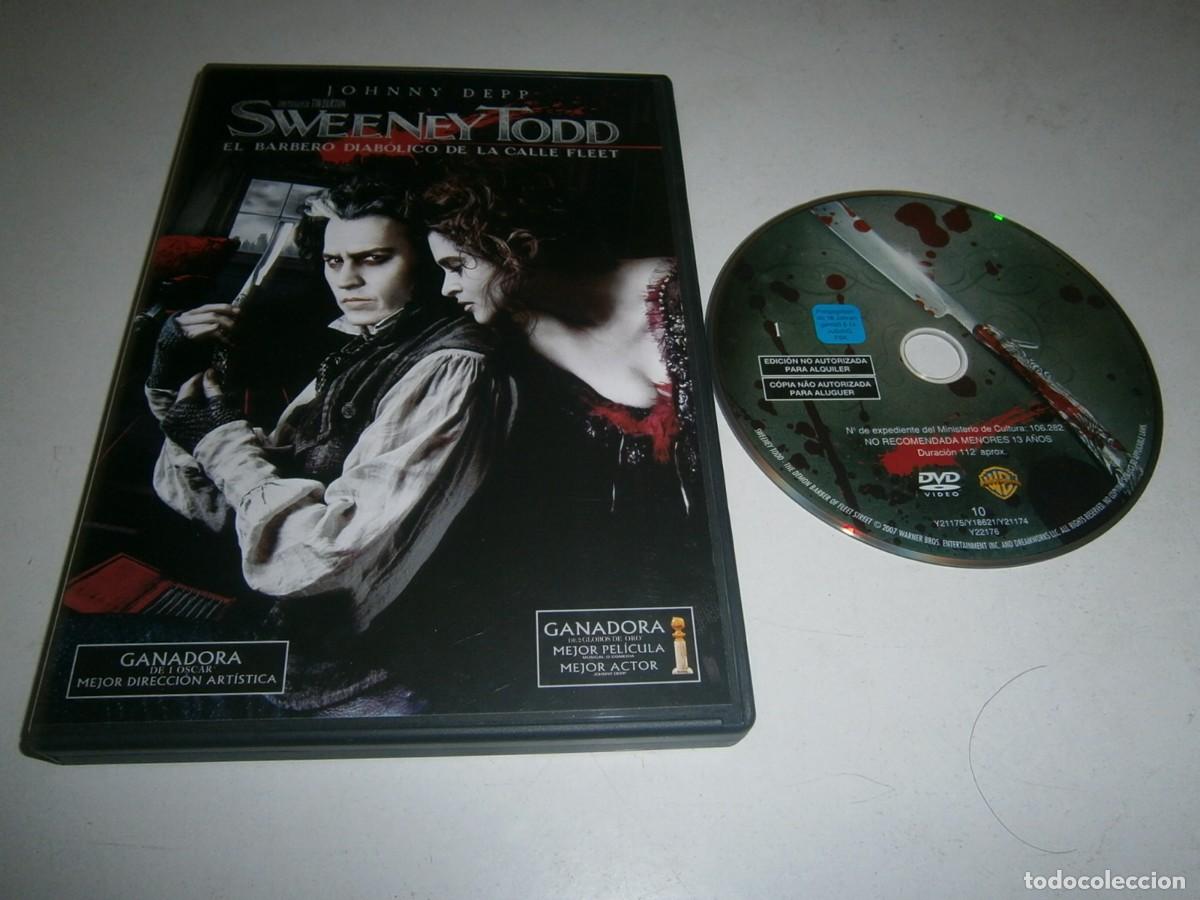 Cine: SWEENEY TODD EL BARBERO DIABOLICO DE LA CALLE FLEET DVD JOHNNY DEEP
