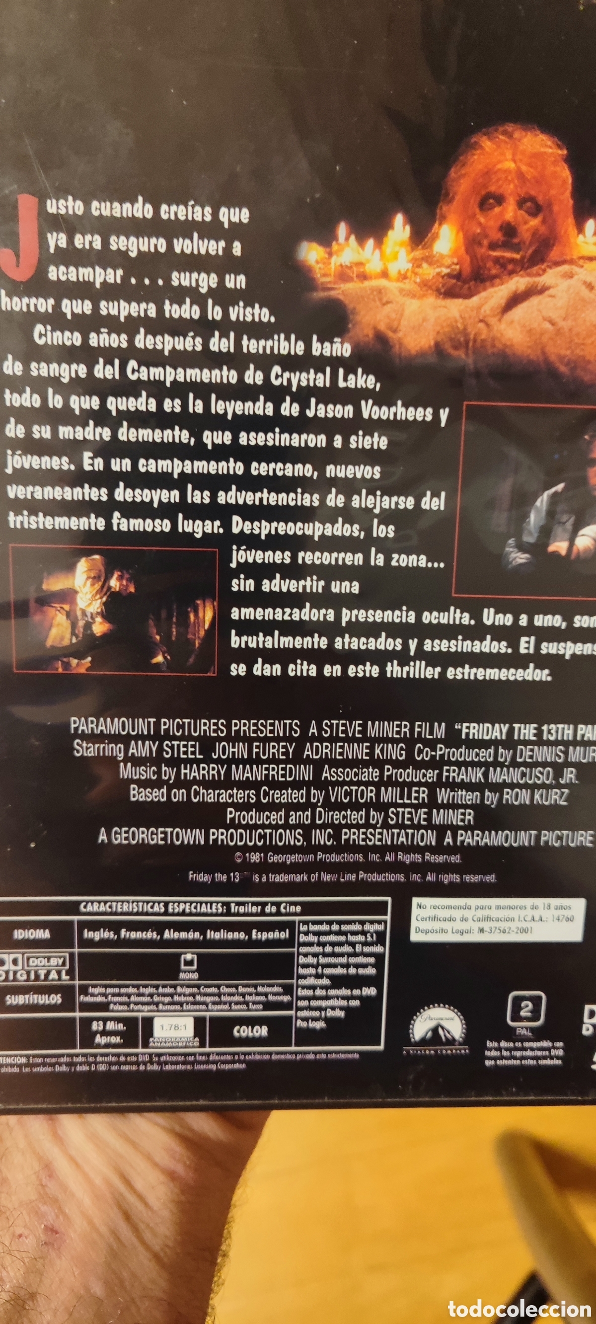 Cine: Dvd Viernes 13 parte 2 - Foto 2