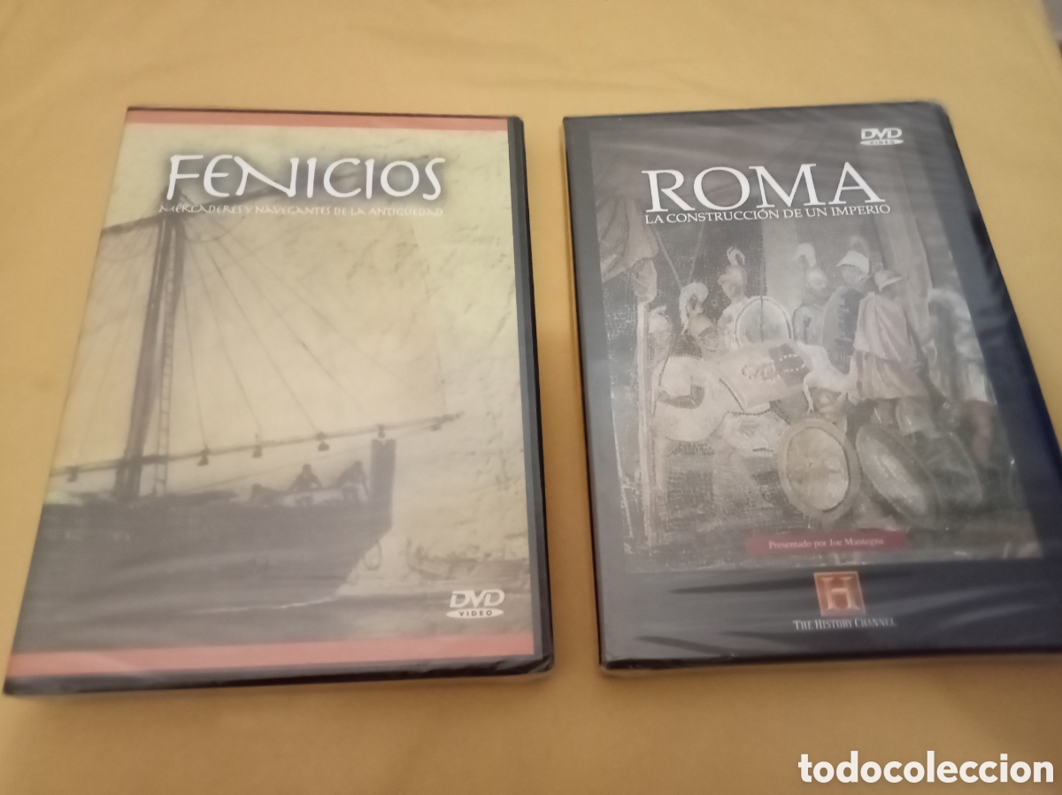 Kino: 2 DVDs. Civilizaciones. Roma + Fenicios. Precintados.