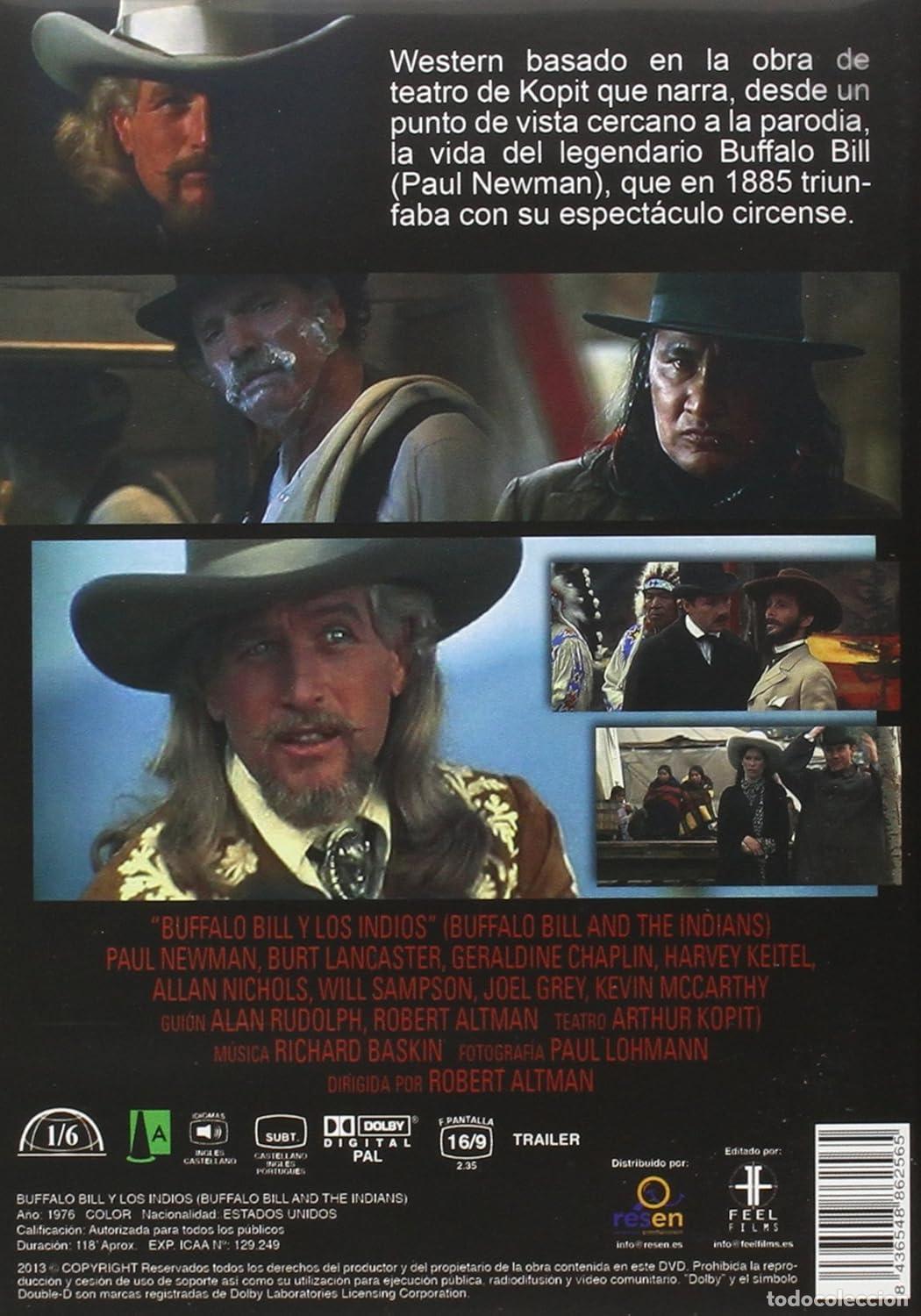 Cine: BUFFALO BILL Y LOS INDIOS - DVD - NUEVO - Foto 2