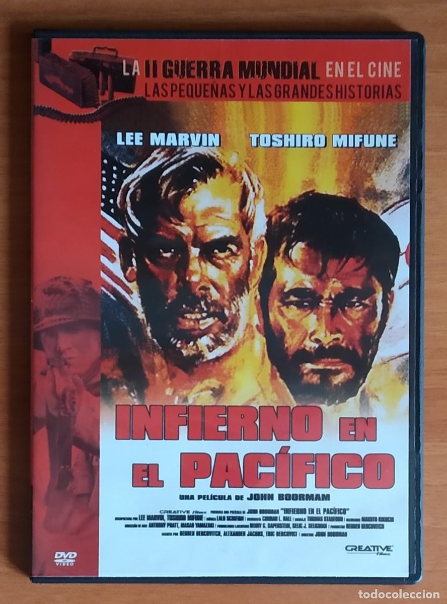 Cine: Infierno en el Pac&iacute;fico. DVD. Colecci&oacute;n La Segunda Guerra Mundial en el Cine. Excelente estado