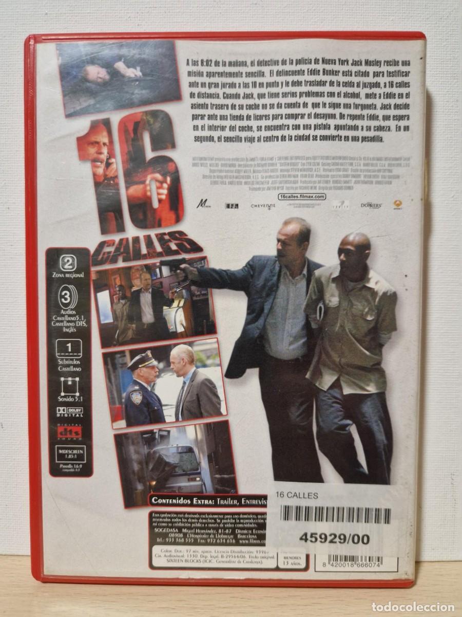 Cine: 16 calles - DVD BRUCE WILLIS - Foto 2