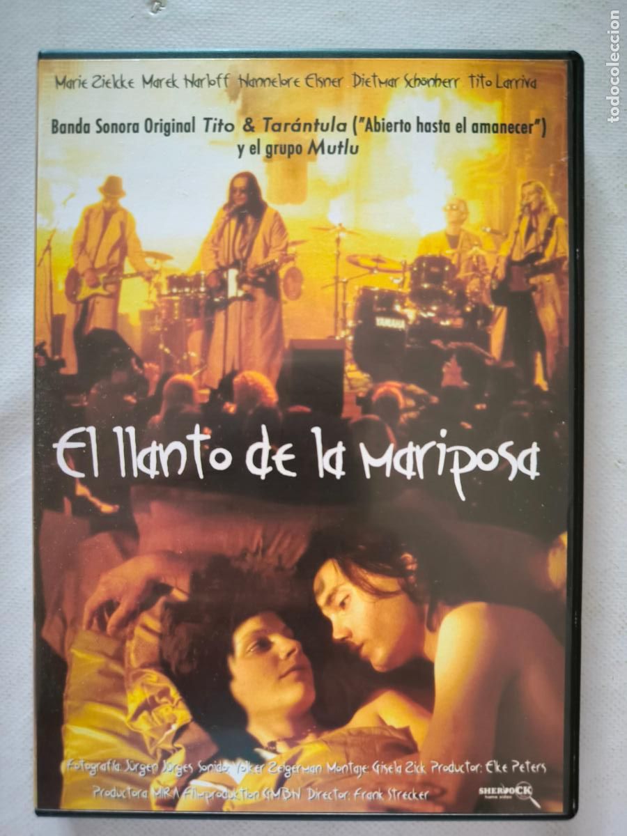 Cin&eacute;ma: DVD EL LLANTO DE LA MARIPOSA - FRANK STRECKER (5N)