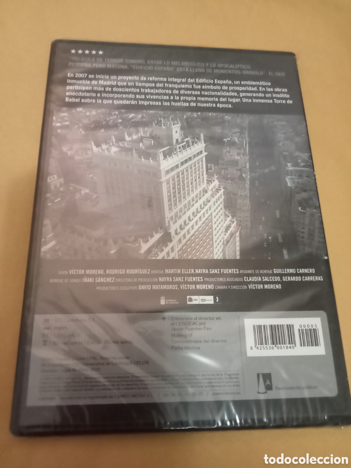 Cine: Dvd. Edificio Espa&ntilde;a. Precintado. - Foto 2