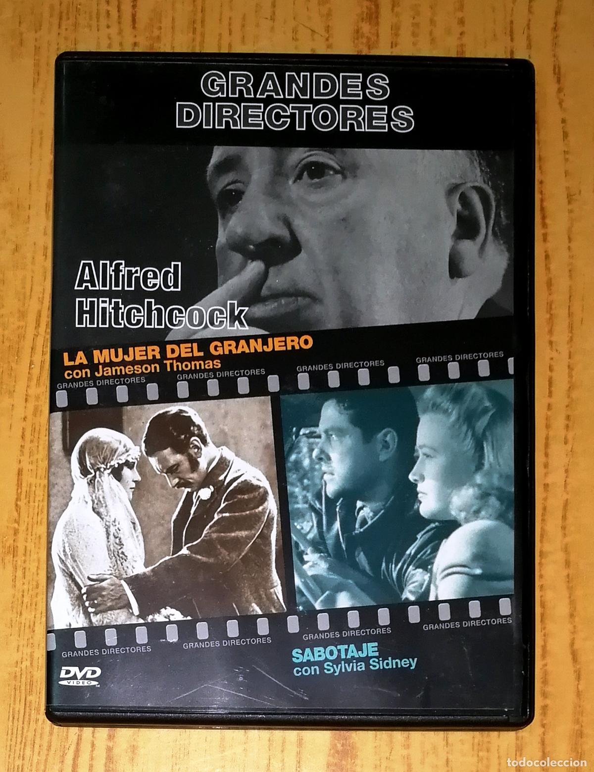 Cine: DVD. LA MUJER DEL GRANJERO ; SABOTAJE (Grandes Directores) / Alfred Hitchcock