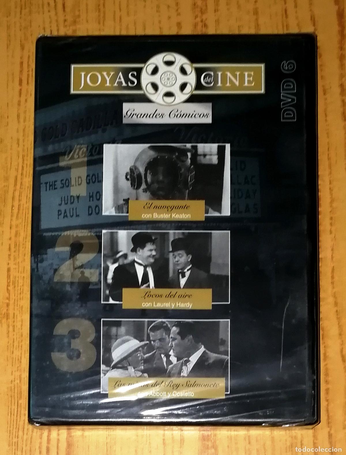 Cin&eacute;ma: DVD. JOYAS DEL CINE 6. GRANDES C&Oacute;MICOS: El navegante; Locos del aire; Las minas del rey Salmonete