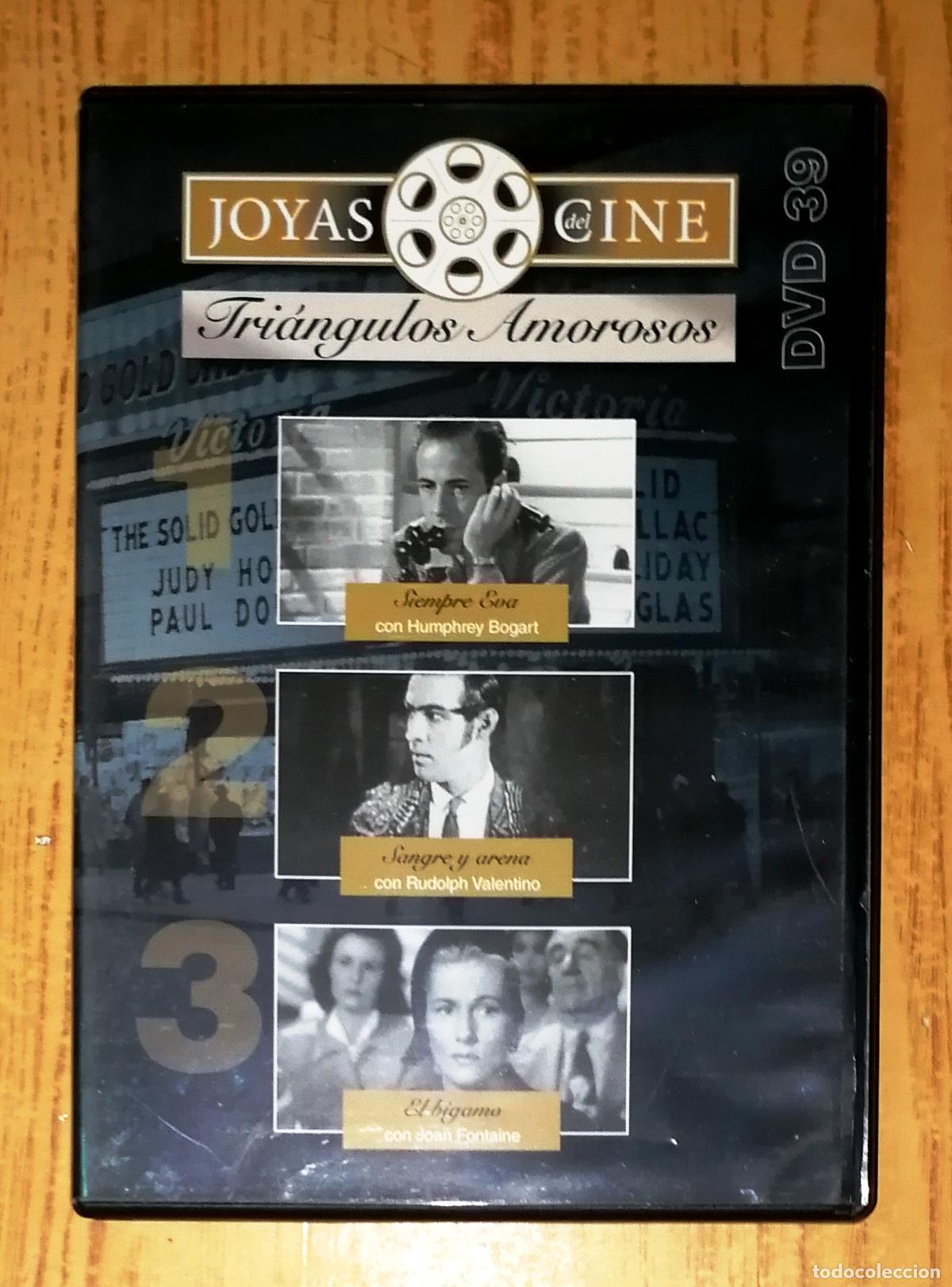 Cin&eacute;ma: DVD. JOYAS DEL CINE 39. TRI&Aacute;NGULOS AMOROSOS: Siempre Eva; Sangre y arena; El b&iacute;gamo