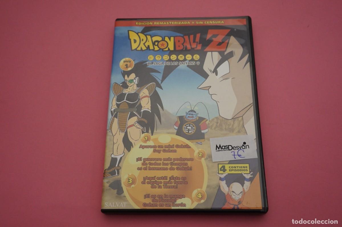 Cine: ASI/ DVD - DRAGON BALL Z - LA SAGA DE LOS SAIYANS - EP 1 AL 4 - EDICION REMASTERIZADA SIN CENSURA