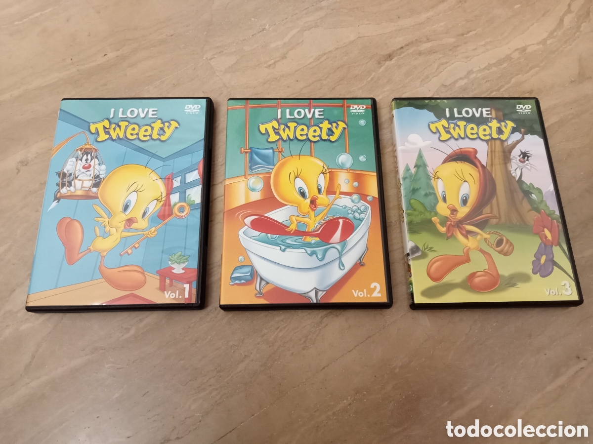 Kino: 3 DVDs. I LOVE Tweety. Piol&iacute;n. Leer descripci&oacute;n.