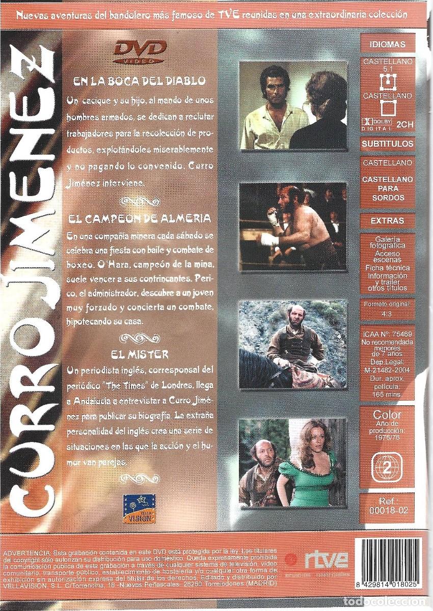 Cine: CURRO JIMENEZ VOL. 2 (DVD) - Foto 2