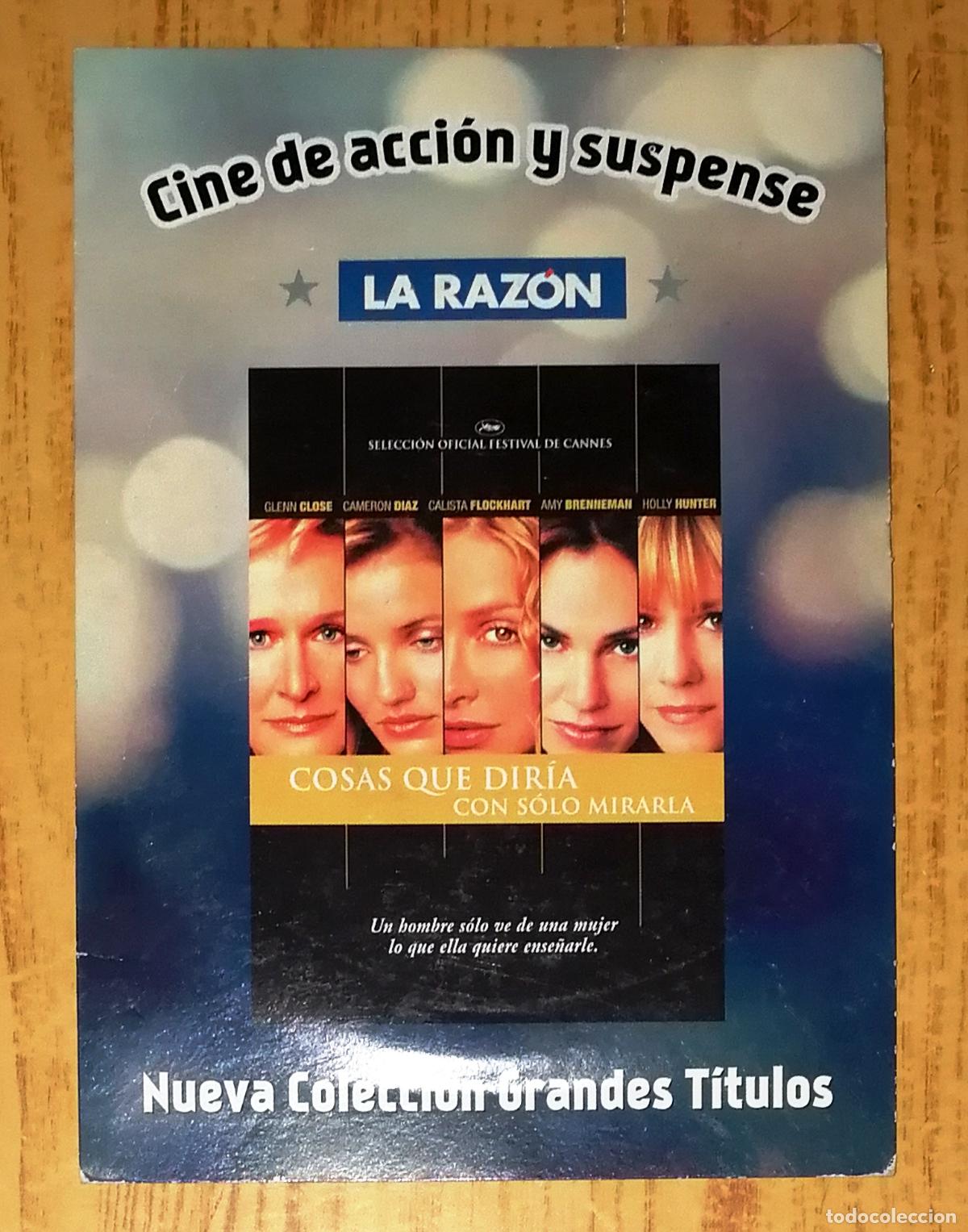 Cinema: DVD. COSAS QUE DIR&Iacute;A CON S&Oacute;LO MIRARLA (Cine de Acci&oacute;n y Suspense). - La Raz&oacute;n, 2008