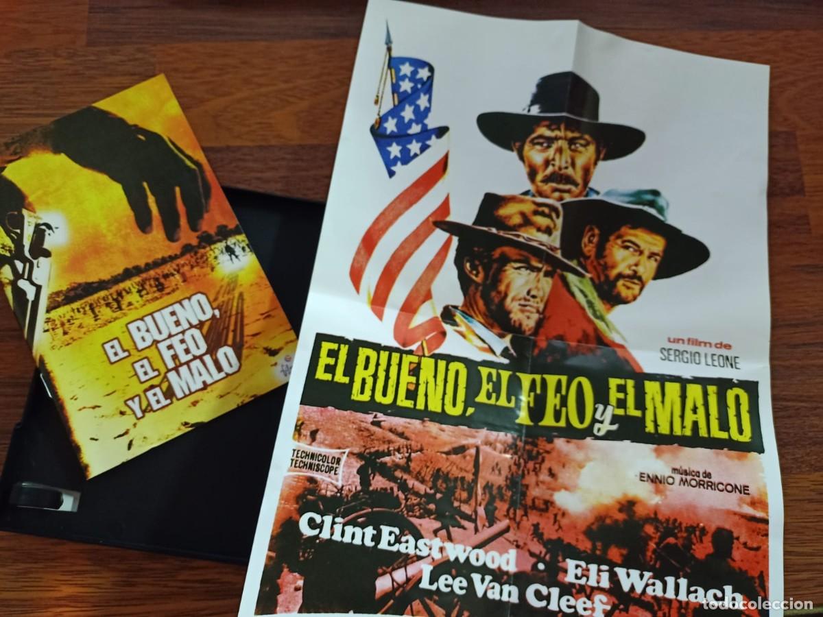 Cinema: DVD EL BUENO, EL FEO Y EL MALO. EDICION COLECCIONISTA. LIBRETO A COLOR, POSTER. COMO NUEVO