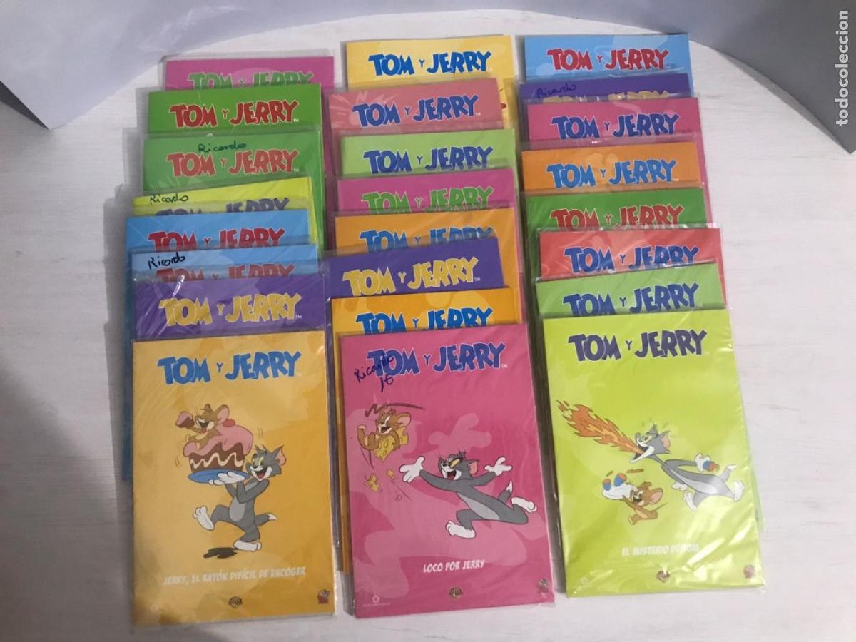 Cine: Lote de 24 DVD Tom y Jerry en su mayor&iacute;a precintados sin abrir