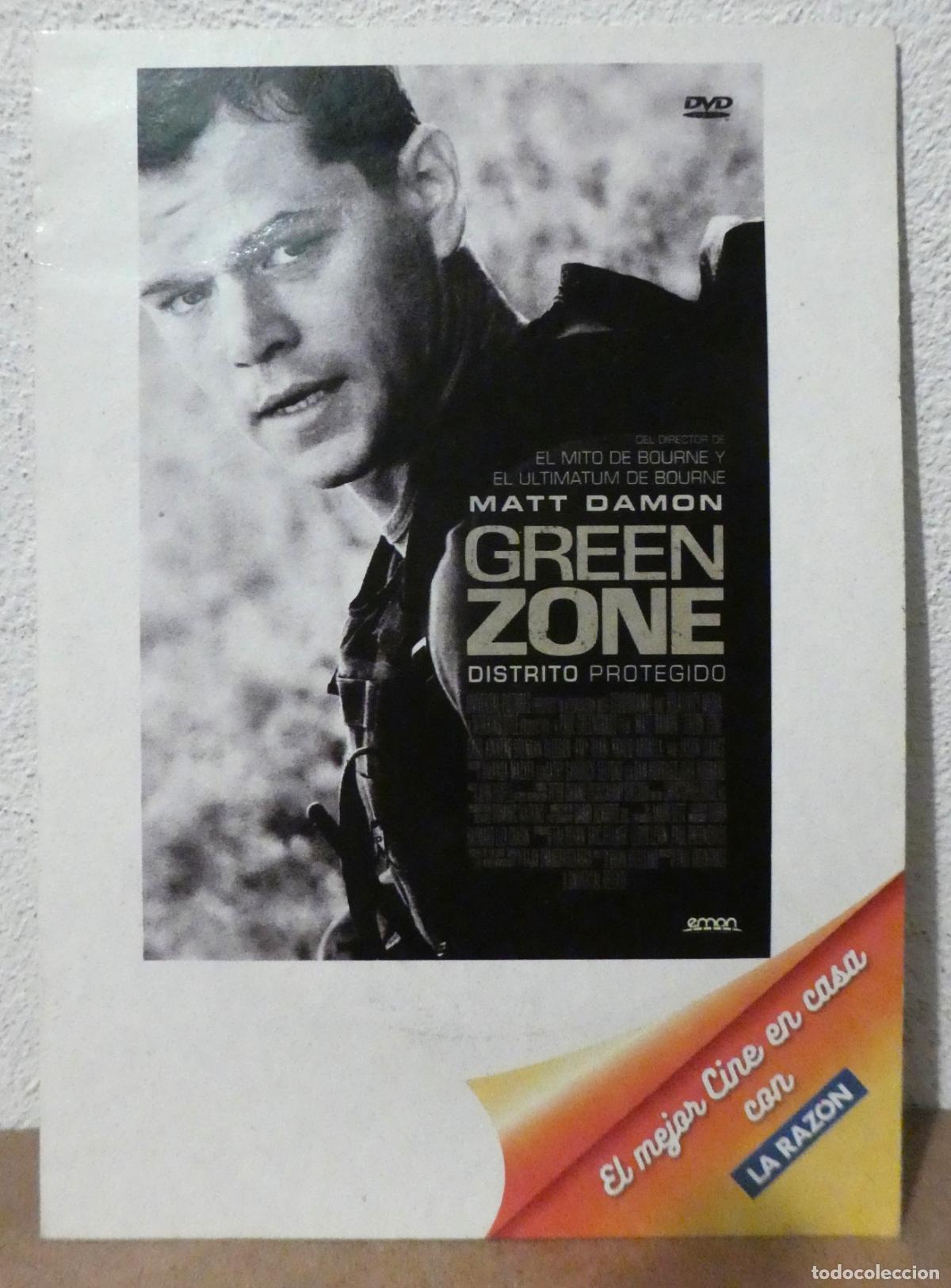 Cine: DVD GREEN ZONE DISTRITO PROTEGIDO EL MEJOR CINE EN CASA CON LA RAZON