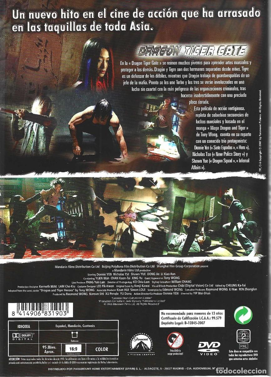 Cine: DRAGON TIGER GATE (DVD) - Foto 2