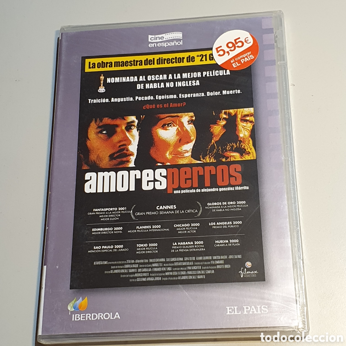 Cine: 21 - Dvd, Amores Perros, Nuevo, Precintado Original, Sin Estrenar Ni Usar.